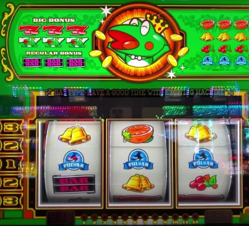 ボーナス後の連チャン演出画面